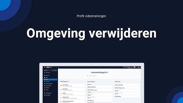 Omgeving verwijderen