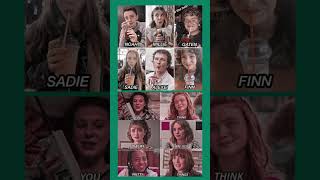 Stranger Things Cast Drinking Meme 😂  Noah, Millie, Gaten, Sadie &amp; Finn Funny Edit #fanedit #shoets
