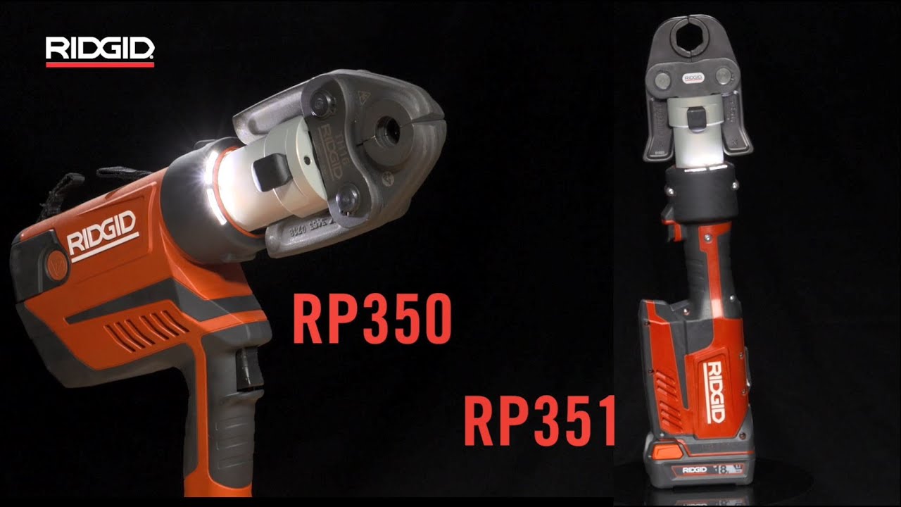 RIDGID RP350 & RP351 Pressverktøy (Norsk)