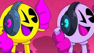 Drawing Glowey in the Style of Pac-Man!