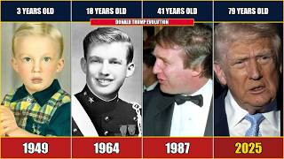 Donald Trump - Transformation From 3 to 79 Years Old