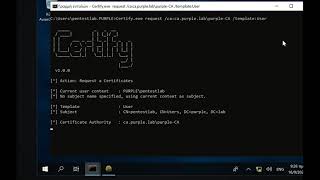 Account Persistence - Certificates