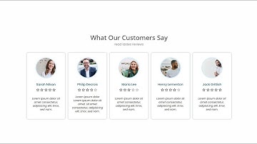 Create a Responsive Customer Review Section Using HTML  and CSS