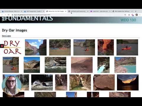 W03 - Create the Homepage Code with Me Video - YouTube