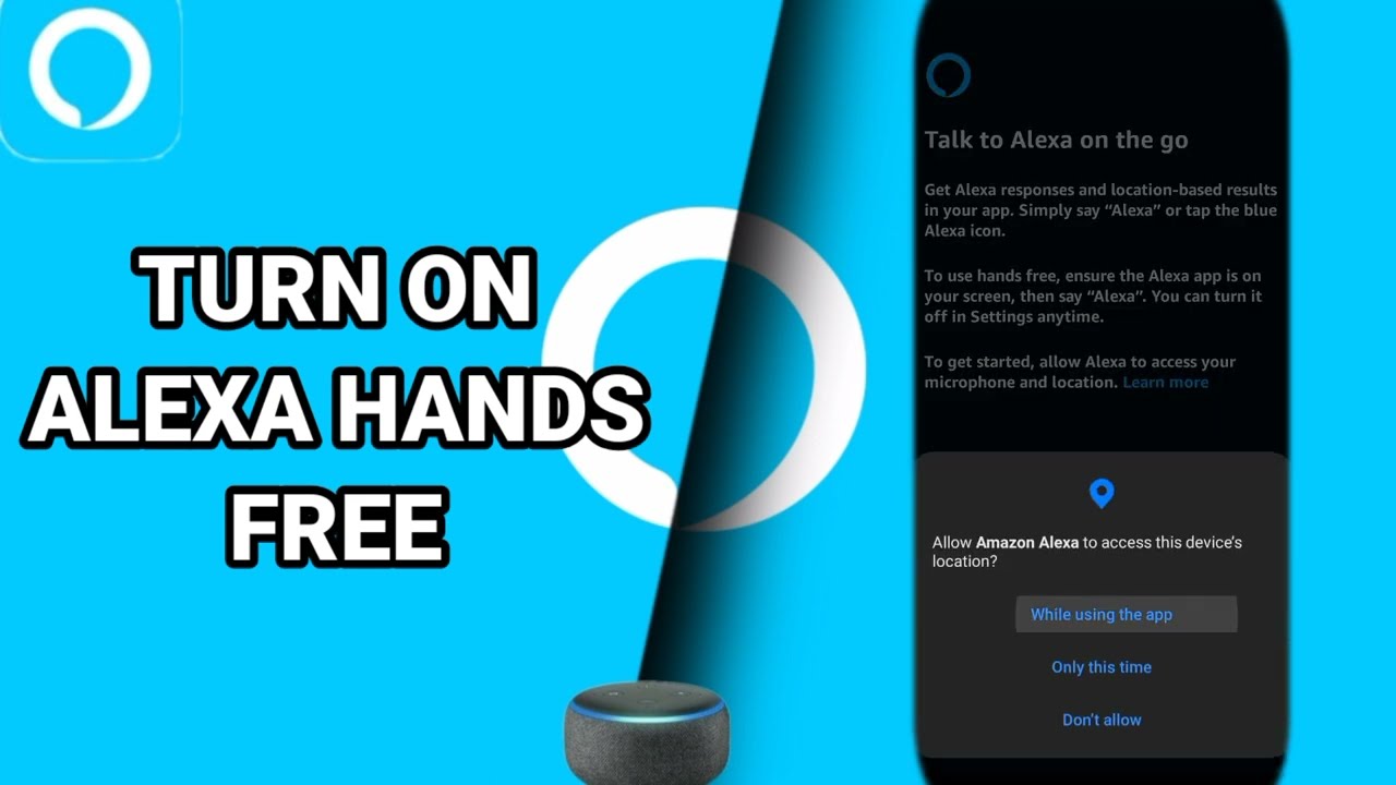 How To Turn On Alexa Hands Free On Amazon Alexa (Original) App
