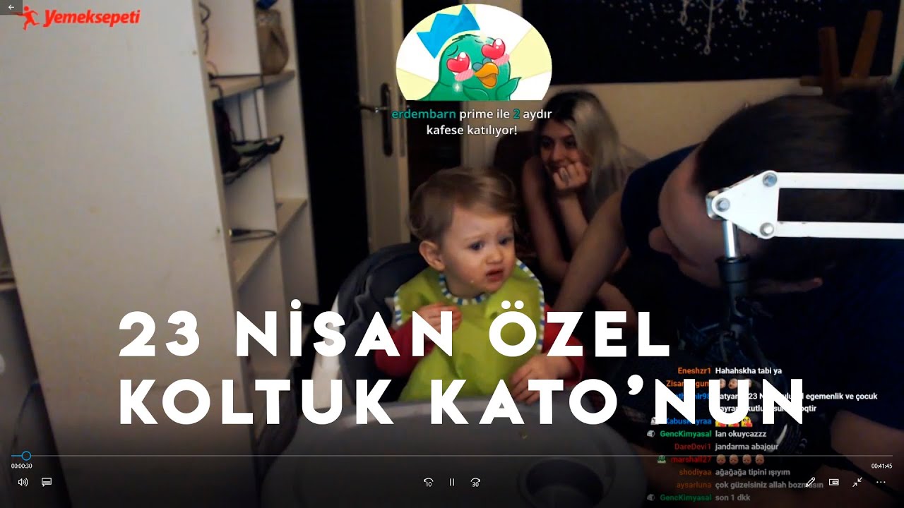 Toqtir Katya'ya Yemek Yediriyor ve Eğleniyor[23 Nisan Özel]