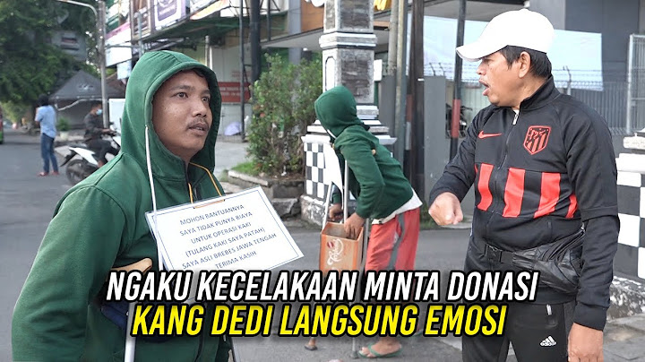 KANG DEDI MARAH PADA UMAR ASAL BREBES|SAAT MINTA DONASI UNTUK BIAYA OPER4SI NGAKU KECEL4K44N TUNGGAL