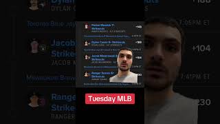 Tuesday MLB Picks #mlb #mlbpicks #mlbbets #mlbbetting