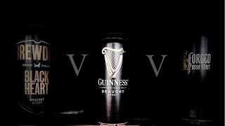 Forged Irish Stout V Guinness V Brewdog Black Heart