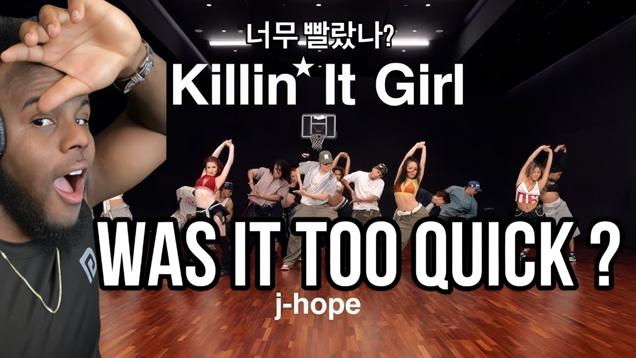 JHope - Killin It Girl Dance Practice REACTION Already Dropped It!