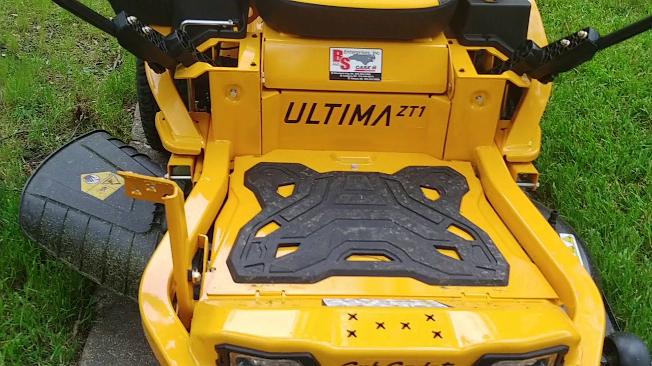 Cub Cadet ZT1 42" Oil Change - YouTube