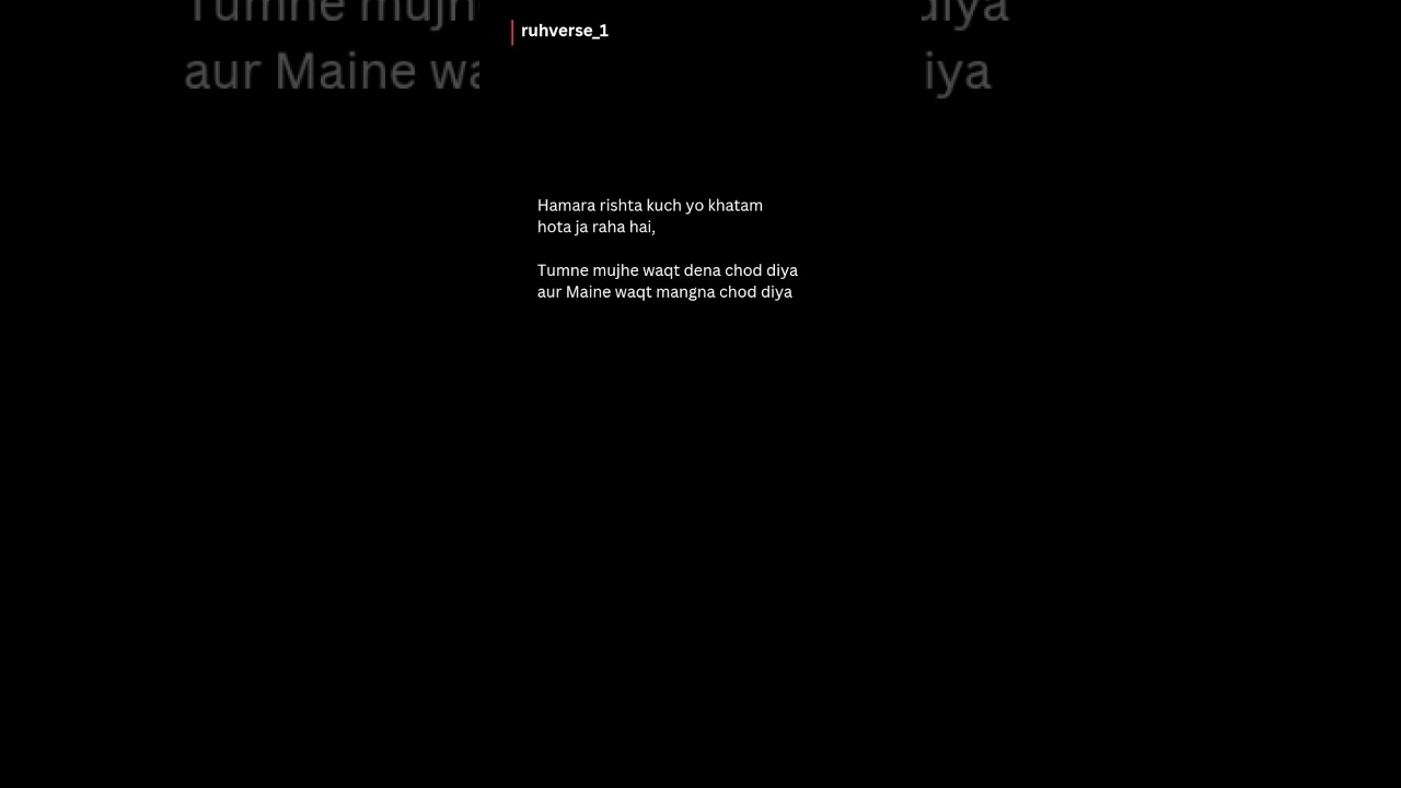 waqt mangna chod diya🙃