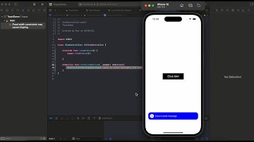 How to create Toast message in iOS swift 6 -  xcode 16