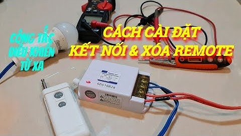 Cách Thêm và Xóa Remote Cho Bộ Điều Khiển Từ Xa Honest(Học Lệnh) Mua Hàng : 0907227588- T Sơn