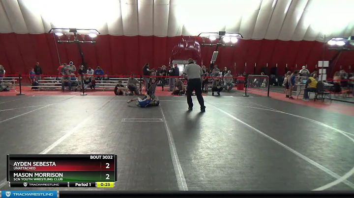 8U Boys 56 Ayden Sebesta Unattached Vs Mason Morri...