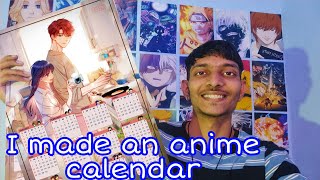 Diy Calendar | Diy Anime Calendar | How to make Calendar | Anime Calendar | Heman Senpai