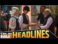 Headlines: स्लोवाकिया में मोदी-मोदी के नारों की गूंज | PM Modi in Slovakia | ED Action On Abhishek