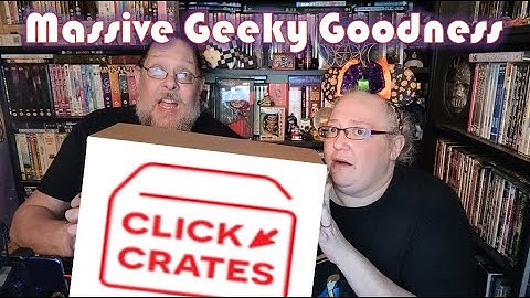 Classic Click Crates April 2022 Unboxing Monthly Mystery Subscription Box Geeky Geek Walking Dead