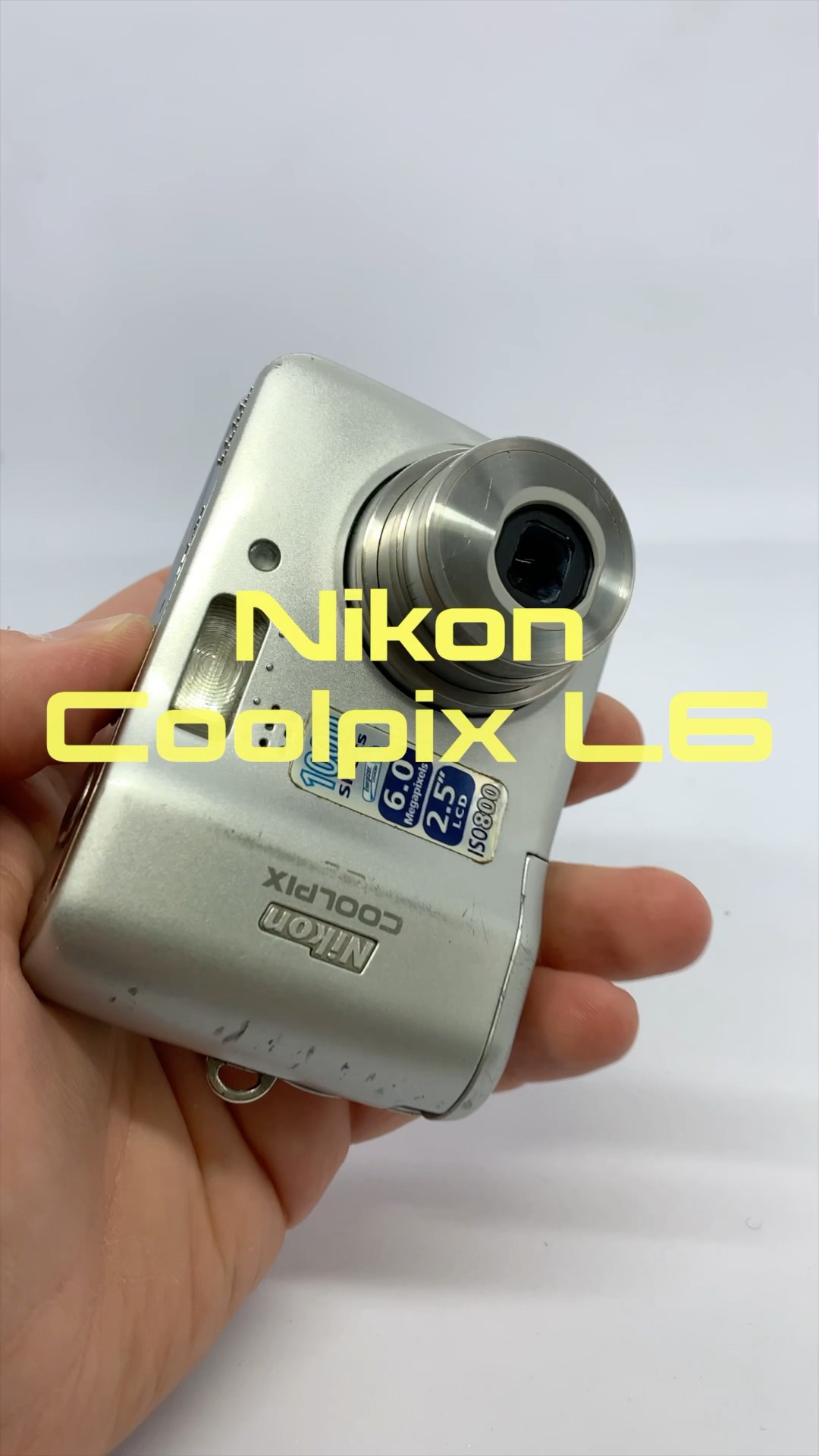 Digital camera 2000s Nikon Coolpix L6 - YouTube