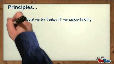 Principles of Operational Excellence