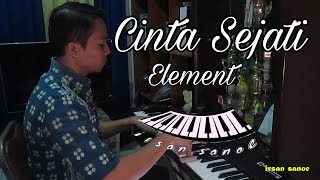 Cinta Sejati - Element | Piano Cover by "Irsan Sanoe_Musisi Kantoran"
