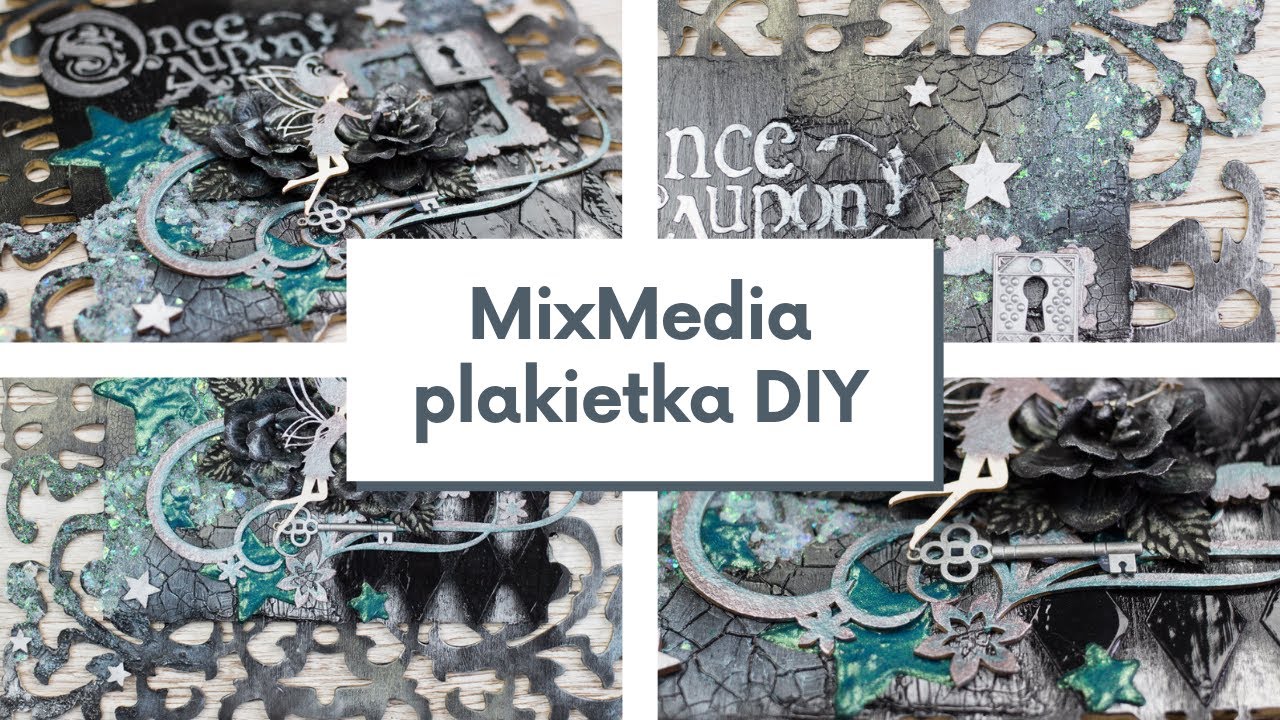 Zaczarowana, drewniana plakietka MixMedia Pentart