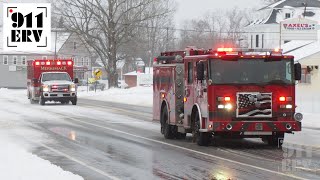 Merrimack Fire Trucks Responding | Engine 1 and Ambulance 1