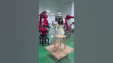 Programming-free spray robot.  #spraying #industrialrobot  #sixaxisrobot #robotics