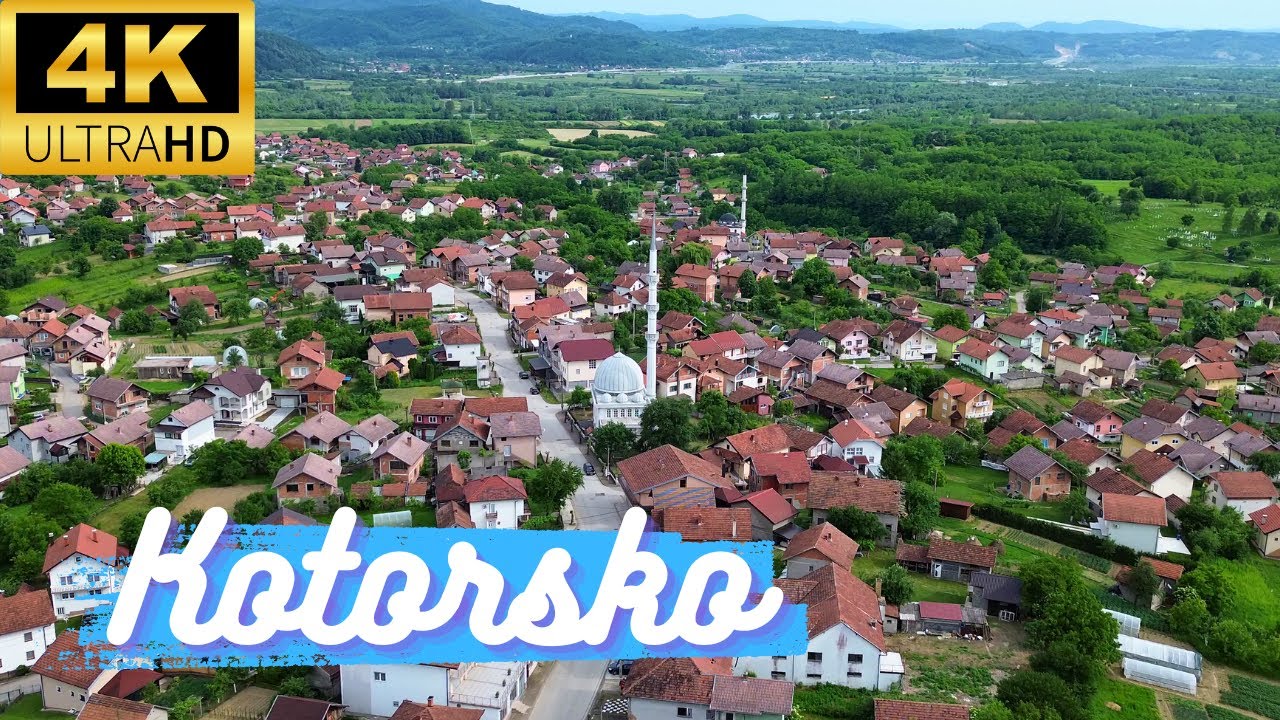 Kotorsko  : Snimka iz zraka / Drone video (4K)