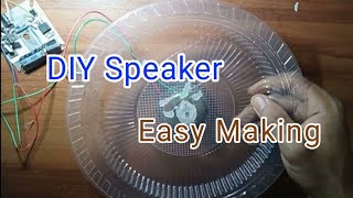 How to make a speaker at home. 💯 Easy making.