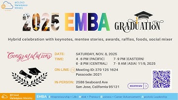 11.08.2025 EMBA Mentorship Graduation Celebration and Looking Forward for 2026 @Cloud