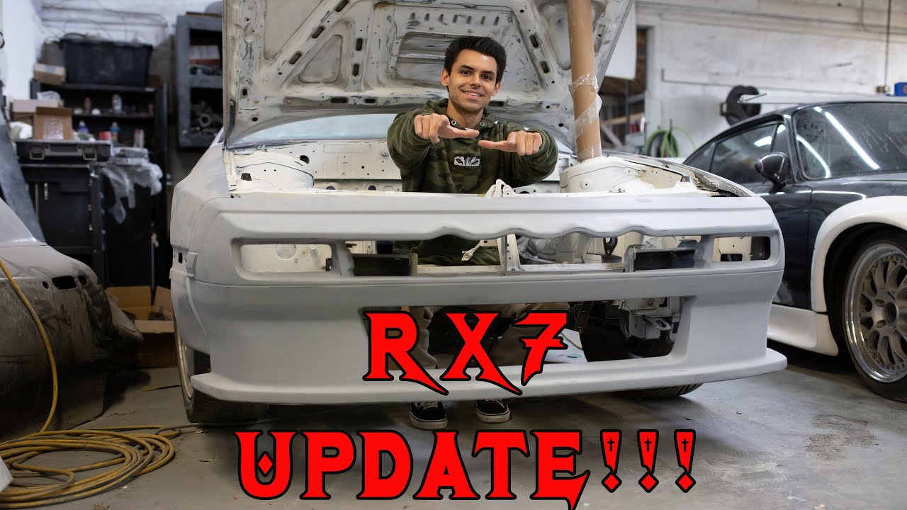 Rocket Bunny FC RX7 primer and paint update