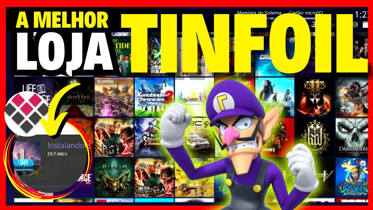 A MELHOR LOJA TINFOIL SWITCH - E AS MELHORES CONFIGURAÇÕES - YouTube