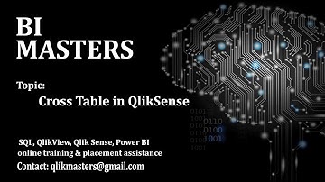 Qlik Sense Cross Table