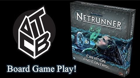 Netrunner: Creation And Control - Board Game Play