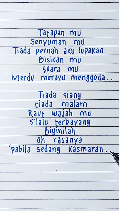 Kasmaran · Nazia Marwiana · Lyrics