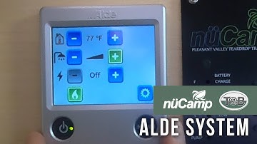 How to Use the Alde System on the nuCamp T@B