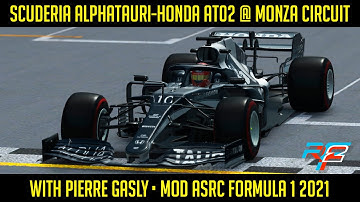 [rFactor2] Scuderia AlphaTauri-Honda AT02 @ Monza Circuit with Pierre Gasly