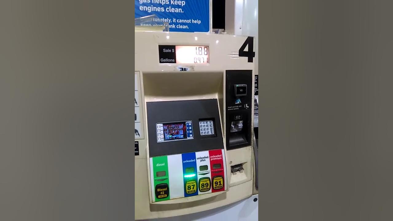 TV at the gas pump - YouTube