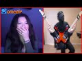 Guitarist BLOWS MINDS on Omegle with a DOUBLE GUITAR