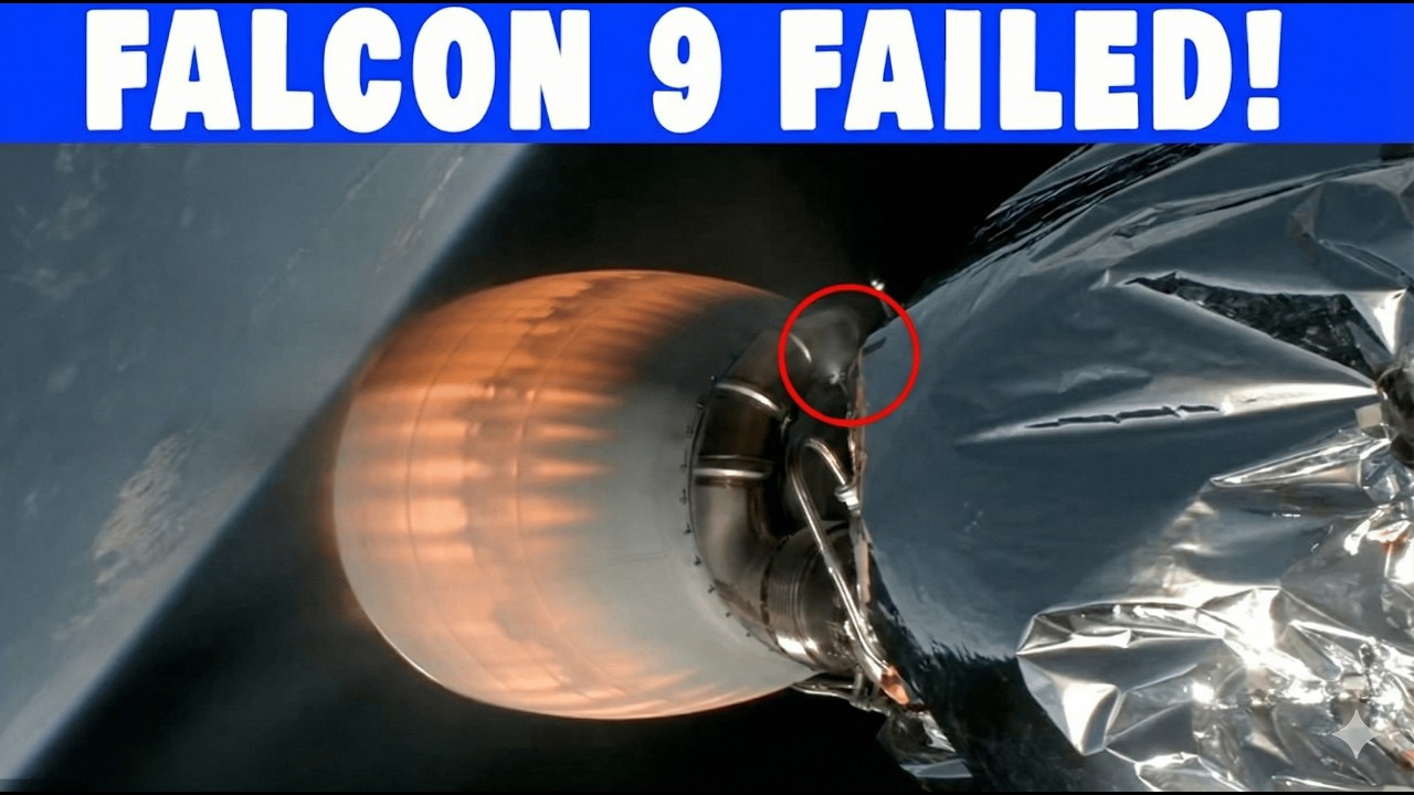 SpaceX Grounds Falcon 9 After Upper Stage Failure — Will Crew-12 Be Delayed?