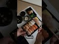 Late-night Korean delivery 🍣 Sushi dinner tonight #food #kfood #sushi #koreandinner #deliveryfood