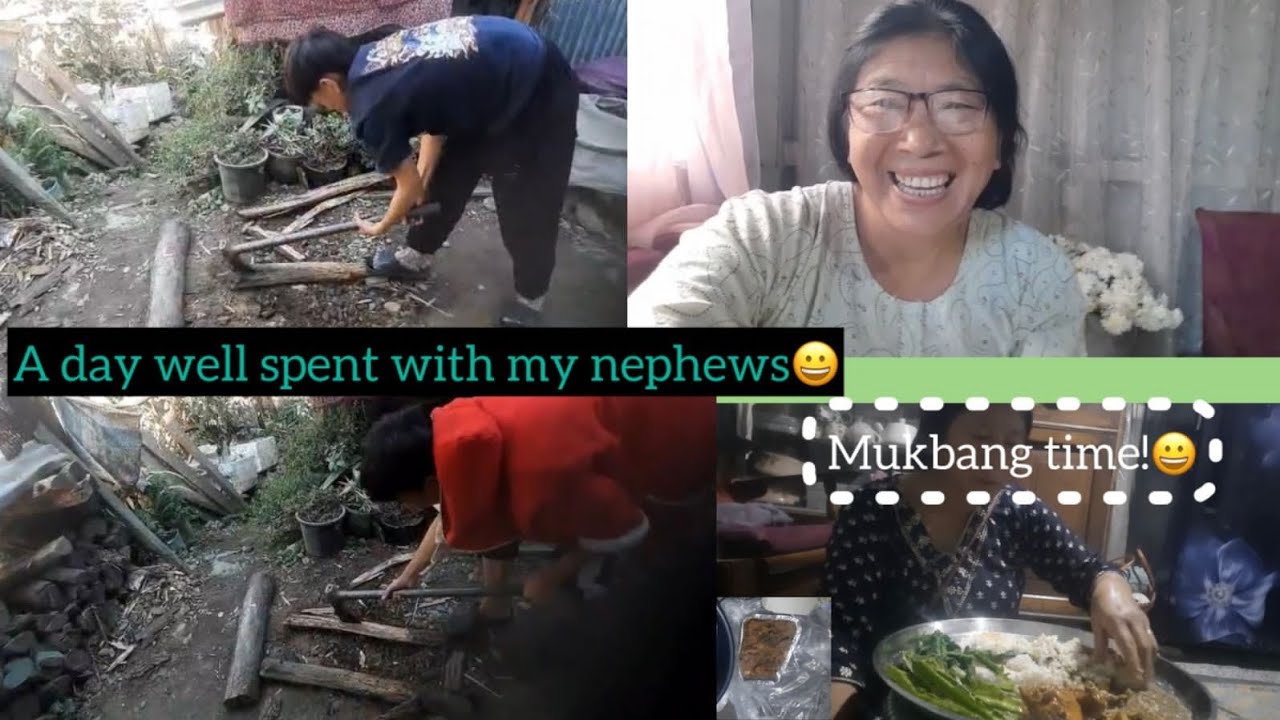 A day well spent  with my nephews#mukbang time#Vlog. 