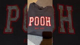 Winnie the Pooh appliqué sweater💛🍯 now available on etsy #embroiderey #sewing  #smallbusiness