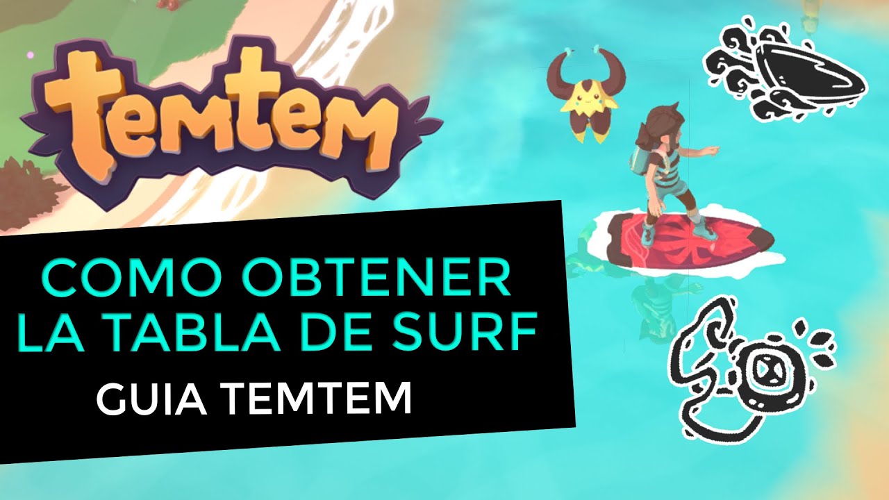 🌴TEMTEM: Tabla de Surfear temtem | Dojo Sophia temtem | Dojo Deniz temtem 🏄‍♂️