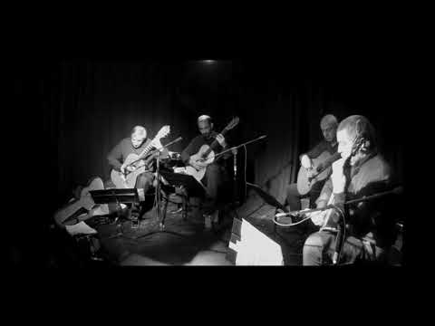 Néstor Ausqui Guitar Quartet live performance of Piazzolla's Otoño (Autumm)