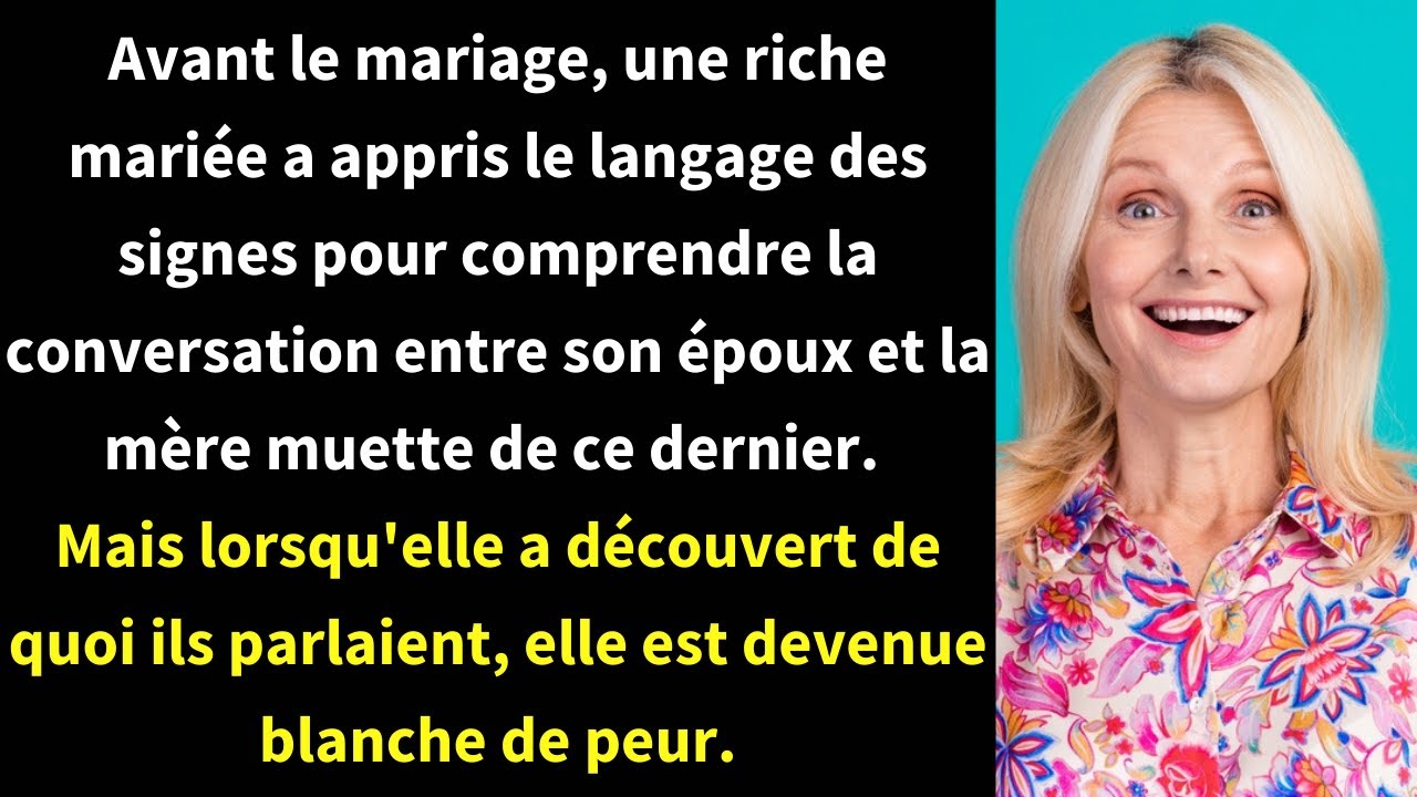 Avant le mariage, une riche mariée a appris le langage