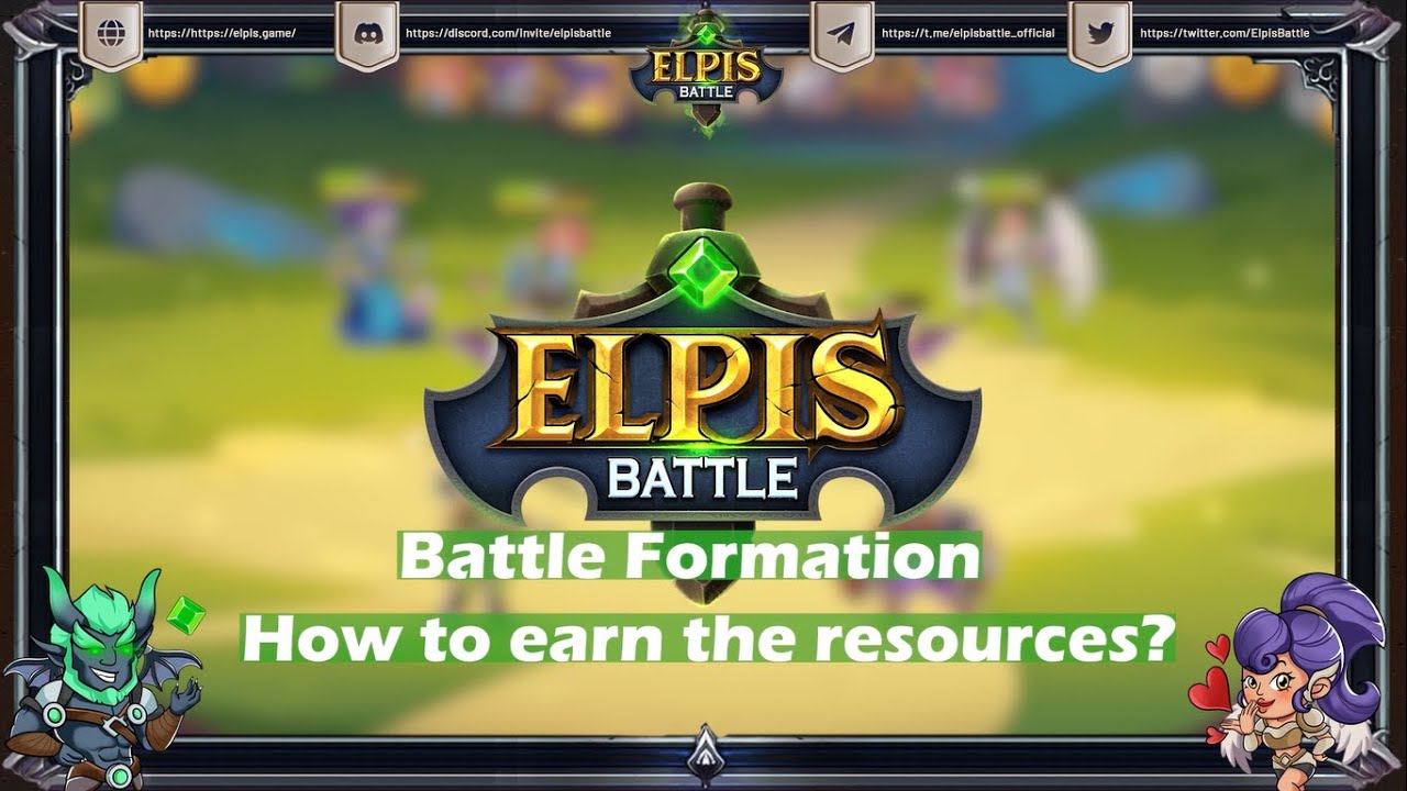 Battle formations, in-game resources and how to earn them in Elpis Battle #Elpis101 #EP6