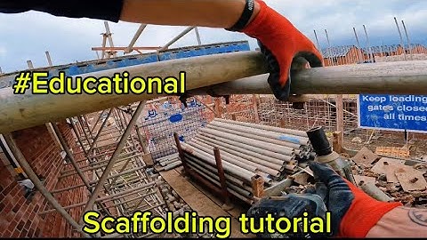 Scaffolding tutorial P.O.V #108 #educational  #scaffolding #construction #subscribe