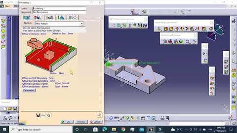 Catia Nc Programming Exercise - 63 #facing #pocketing #profilecontouring #drilling #catianc #ncprogr